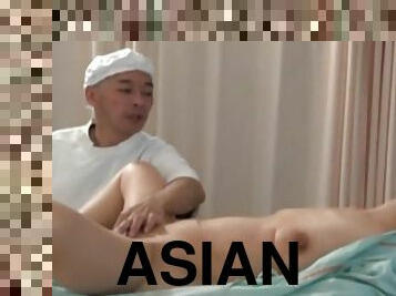 Asian women visit doctor