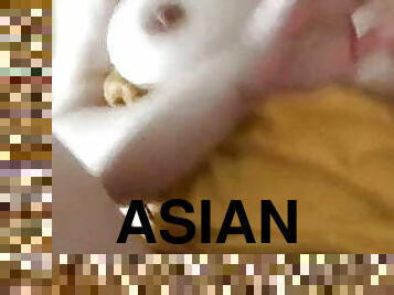 asiático, teta-grande, peluda, mamilos, amador, maduro, mulher-madura, caseiro, mãe, excitante