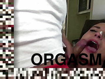 orgasme, anal, tysk, deepthroat, sperm, knepning-fucking, nærbillede, røvhul, nylon, røvpuling