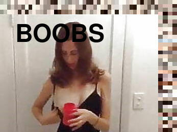 Boobs milk driking