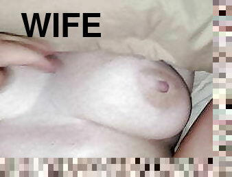 store-pupper, klitoris, pussy, kone, eldre, milf, creampie, bbw, naturlig, amerikansk