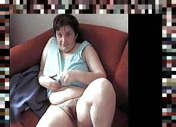 gros-nichons, masturbation, amateur, mature, granny, milf, maison, compilation, seins, posant