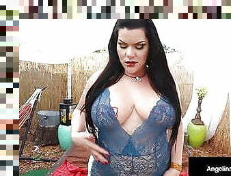 Curvy Cuban Angelina Castro Fucks Her Thick Twat To Orgasm!