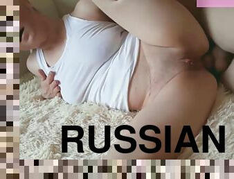 Russian young mom like to hardcore fuck in ass