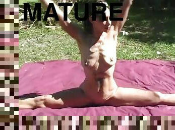 nudiste, public, amateur, mature, cam, voyeur