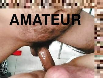 pappa, amatör, cumshot, gigantisk-kuk, gay, sprut, soffa, farsan, twink, tatuering