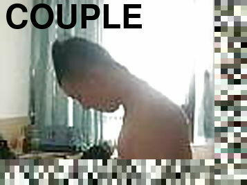 asiatique, amateur, fellation, hardcore, maison, couple, thaï, hôtel