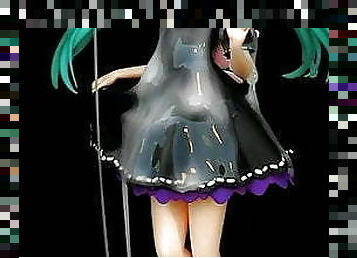 Miku Hatsune 02 figure bukkake(fakeCum)