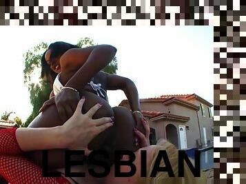 Interracial BBW Lesbians Black Girl Vs White
