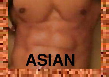 armée, asiatique, masturbation, amateur, énorme-bite, gay, secousses, ejaculation, chinoise, musclé