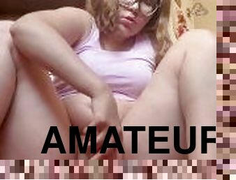 cul, amateur, anal, jouet, hardcore, maison, solo