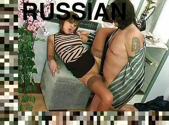 russisk, amatør, strømper-stockings, undertøy, nylon