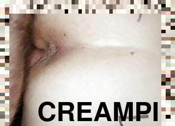 doggy-style, creampie, knullande