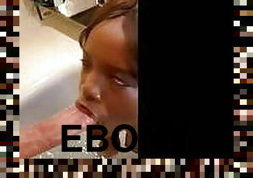 bañando, mamada, negra-ebony, polla-enorme, interracial, negra, webcam, africano