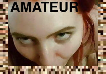 amateur, fellation, ejaculation-sur-le-corps, maison, branlette, ejaculation-interne, hirondelle, rousse, ejaculation, bite