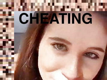 cheating cumwhore takes load