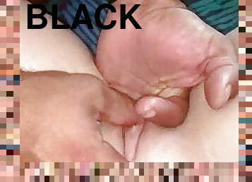 svart, fingerknull, spansk
