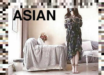 asia, bdsm-seks-kasar-dan-agresif, terikat, menyumbat, bondage-seks-dengan-mengikat-tubuh