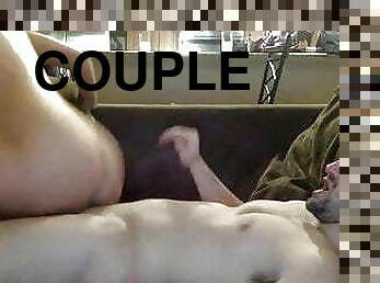 Hot Couple Fucking on the Couch
