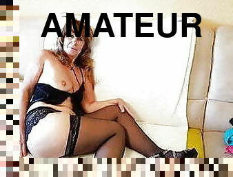 amateur, maduro, madurita-caliente, alemán, esclava, pies, fetichista, dominación-femenina, nylon, tacones
