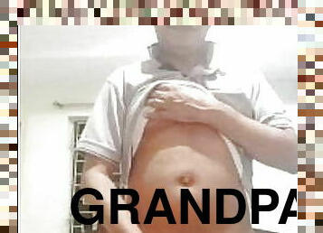 asiático, pai, grande, masturbação, pénis-grande, gay, punheta, paizinho, avô-grandpa, pénis