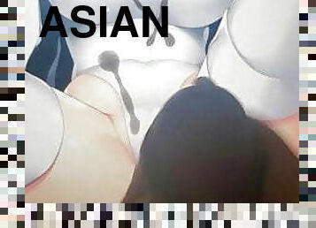 asiático, masturbación, polla-enorme, gay, japonés, paja, corrida, bukkake, gay-joven, oso