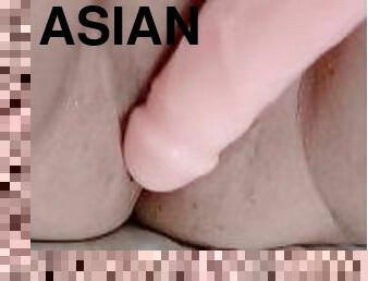 aasialainen, äärimmäiset, lihava, masturbaatio, pillu-pussy, amatööri, lelu, isot-upeat-naiset, tiukka, dildo