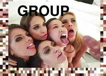 traseiros, tiro-ao-alvo, sexo-em-grupo, caebça-vermelha, loira, belíssimo, morena