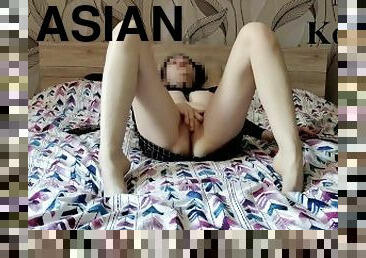asiático, masturbação, orgasmo, aluna, amador, babes, adolescente, pés, colégio, sozinho