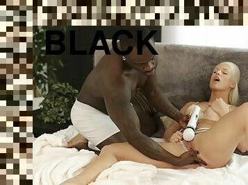 énorme, masturbation, chatte-pussy, énorme-bite, interracial, ados, black, blonde, attrapée, tchèque