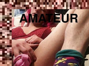 masturbation, amateur, ejaculation-sur-le-corps, énorme-bite, pieds, fétiche, solo, bite