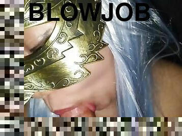 back to mask sensual blowjob cum in mouth(pinay ganda)