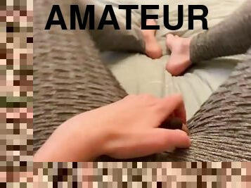 masturbation, amateur, point-de-vue, fétiche, solo, géant