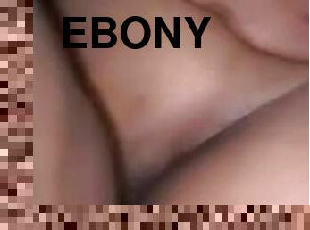 Ebony Big ass milf creampie