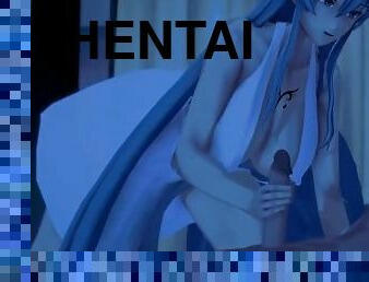 Crossing Lust Part 3 - Esdeath Giving A Hard Handjob