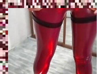 Worship My Juicy Latex Ass Domina Katrix