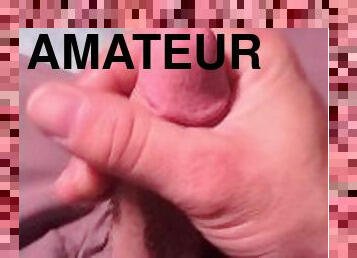 masturbation, amateur, ejaculation-sur-le-corps, branlette, point-de-vue, solo, fessée, bite