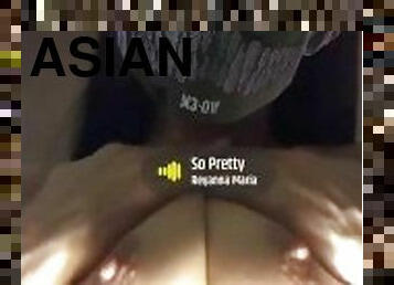 asiatisk, store-pupper, amatør, anal, babes, pupper, petite, liten, små-pupper