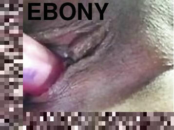 clito, masturbation, bureau-office, orgasme, chatte-pussy, giclée, amateur, ébène, jouet, belle-femme-ronde