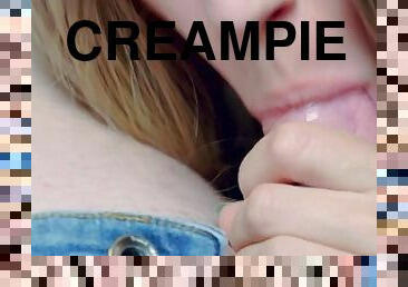 asiatisk, amatör, avsugning, milf, hemmagjord, creampie, sprut, oral