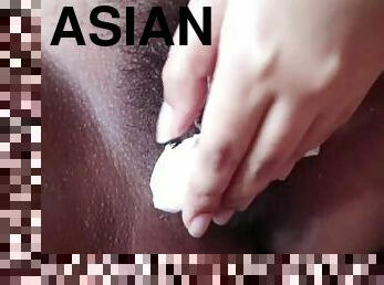 asiatisk, gravid, amatör, japansk, creampie, par, pov, thailändsk