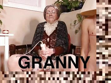 grand-mère, giclée, amateur, mature, granny, milf, jouet, horny