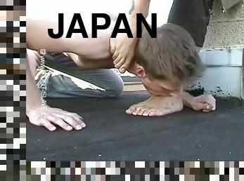 gay, japonais, pieds, fétiche, minet, domination