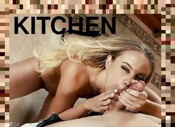 Addie Andrews Naked Cooking Screw In Kitchen