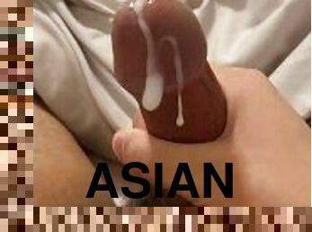 asiatique, masturbation, amateur, ados, ejaculation, solo, ados-asiatique