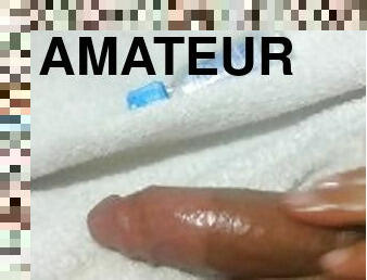 a masturbation before the shower