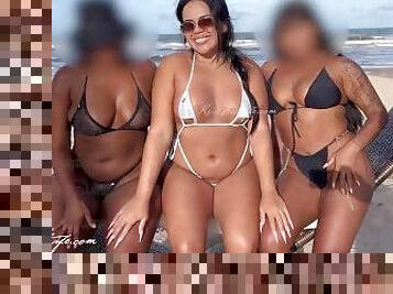 público, esposa, amateur, playa, brasil, zorra-slut, fetichista, bikini