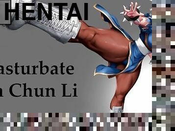 Correte 2 veces con Chun Li. JOI con Mamada y anal.