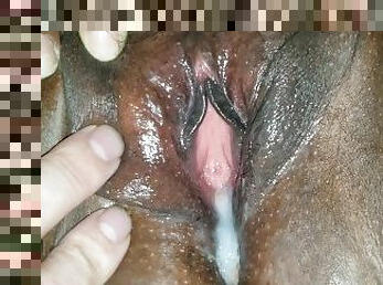 pussy, ebony, milf, creampie, svart, cum, søster, hotel, våt