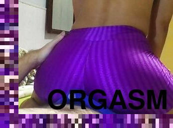 orgasme, spiller, beskidt, trusser, sperm, fodjob, pik, undertøj-underwear